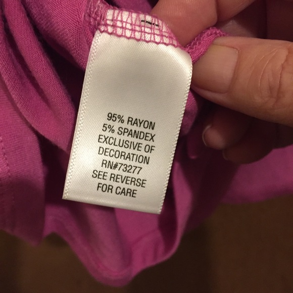 New Maternity/Nursing Snap Shoulder Tank XL Barbie Pink NWT - Picture 8 of 9